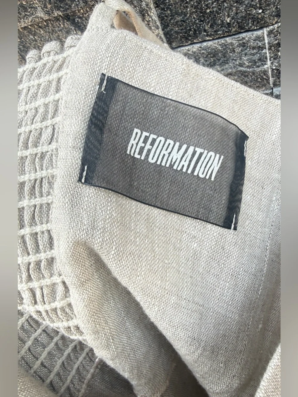 Reformation 100% Linen Jumpsuit - Picture 3 of 7